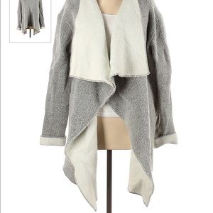 If by Sea Cardigan Sweater: Gray Solid Sweaters & Sweatshirts